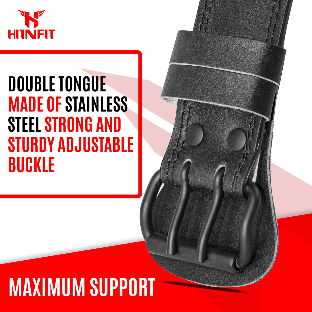 7mm Economy Classic Genuine Leather Weightlifting Belt