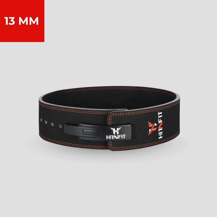 13mm Powerlifting Lever Belt (Black/Black)