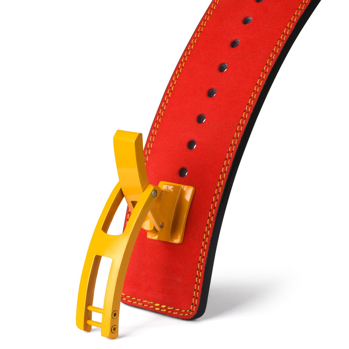 10mm Lever Belt - Premium Yellow Buckle