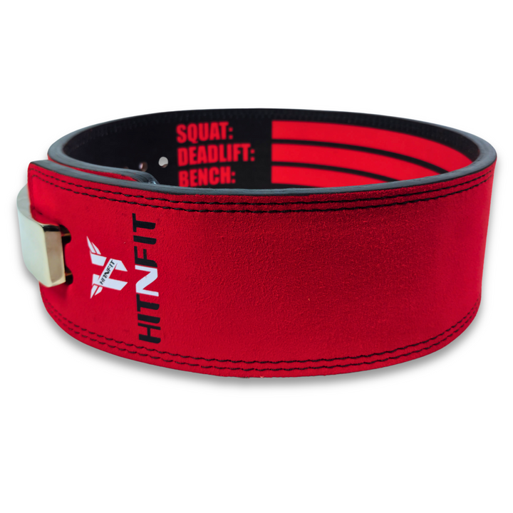 10mm Lever Belt (Red/Black)