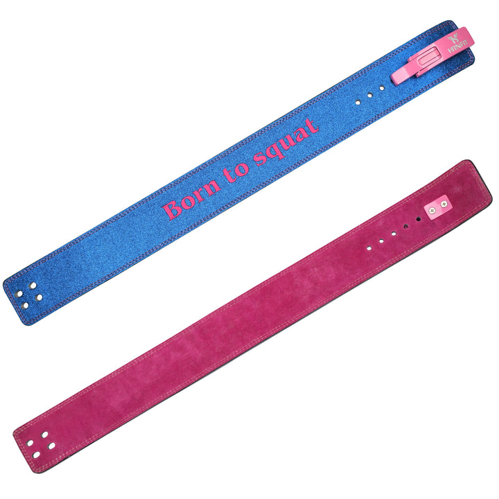 10mm Lever Belt Sparkle Blue