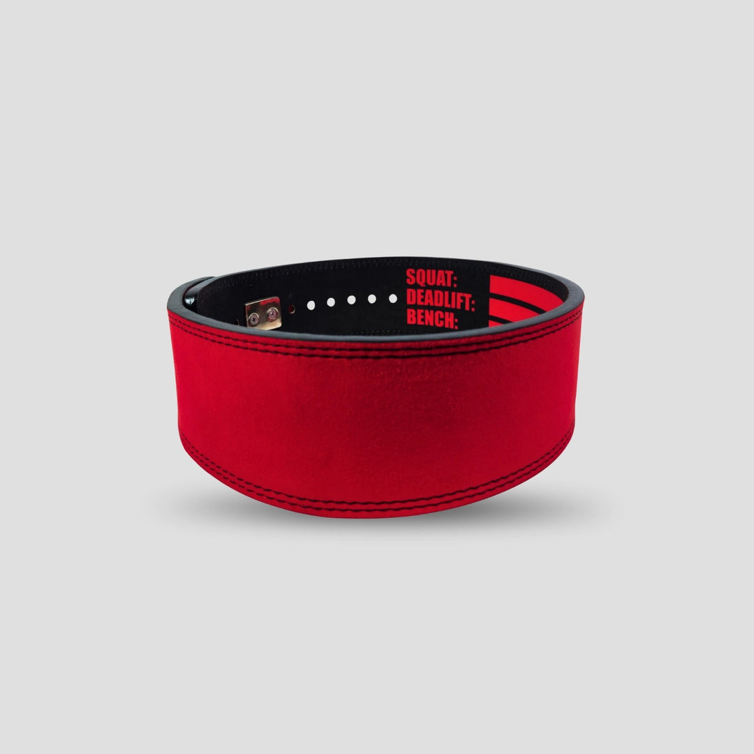 10mm Lever Belt (Red/Black - Premium Edition)