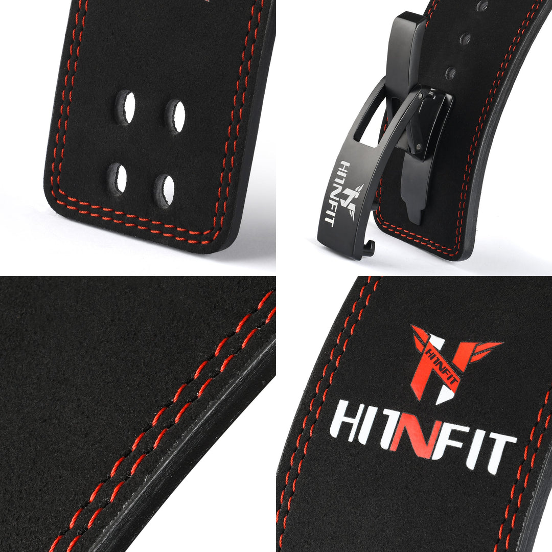 13mm Powerlifting Lever Belt (Black/Red)