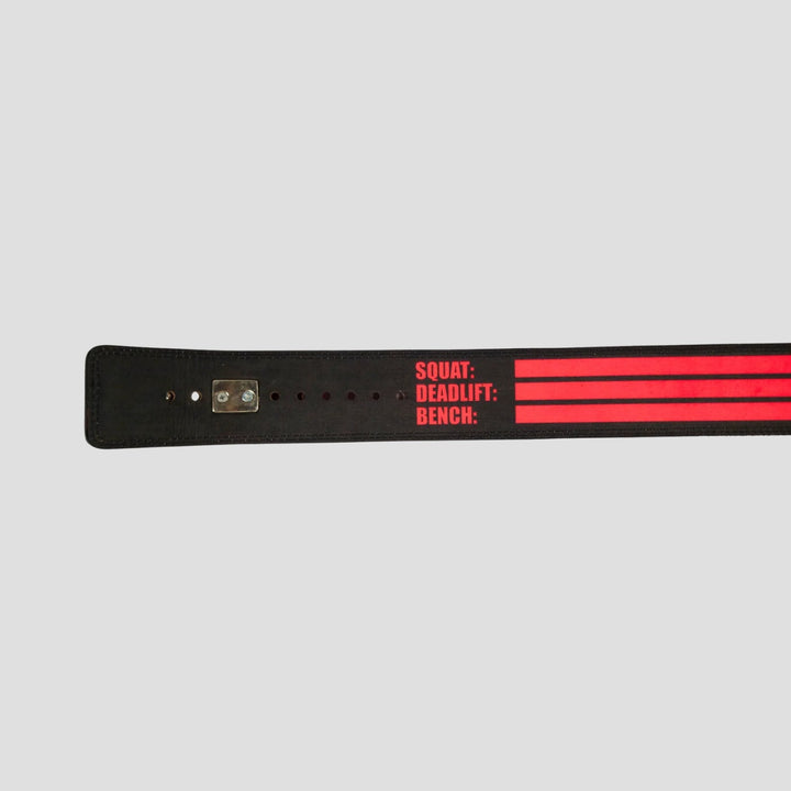 10mm Lever Belt (Red/Black - Premium Edition)