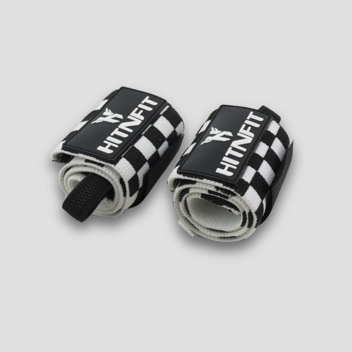 Weightlifting Wrist Wraps 18" (Medium - Checkered)