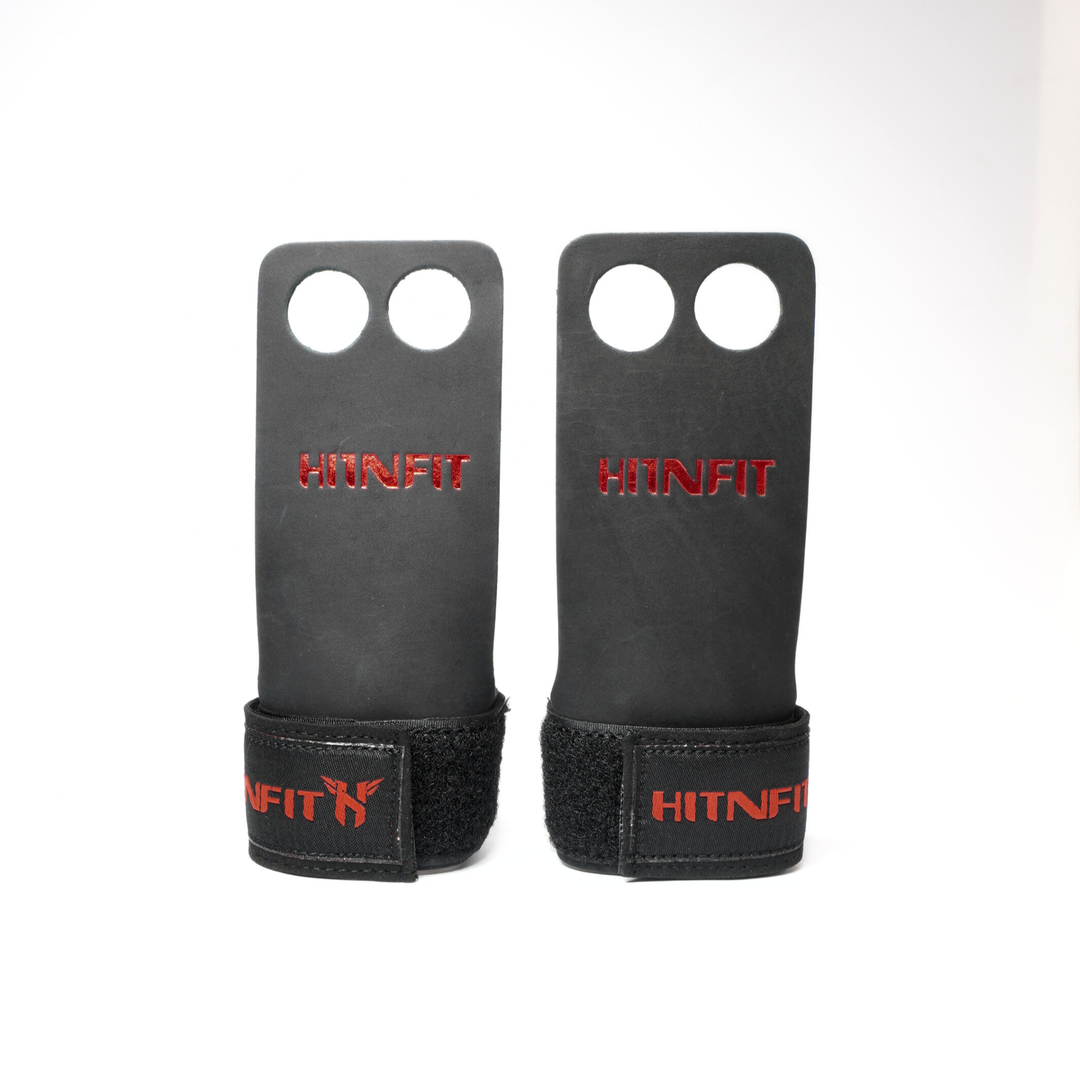 Leather Hand Grips - Fingerhole