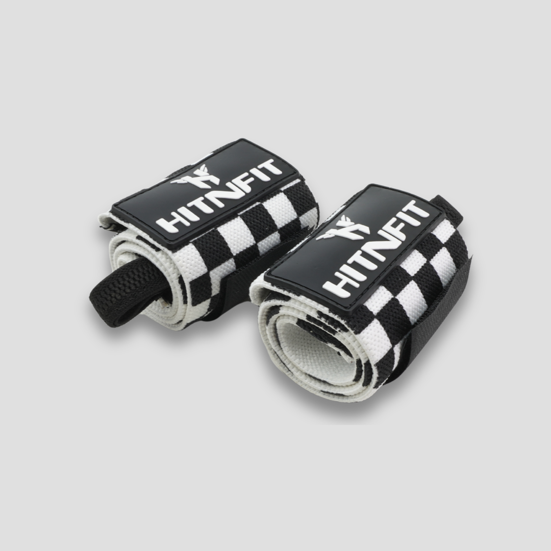 Weightlifting Wrist Wraps 18" (Medium - Checkered)