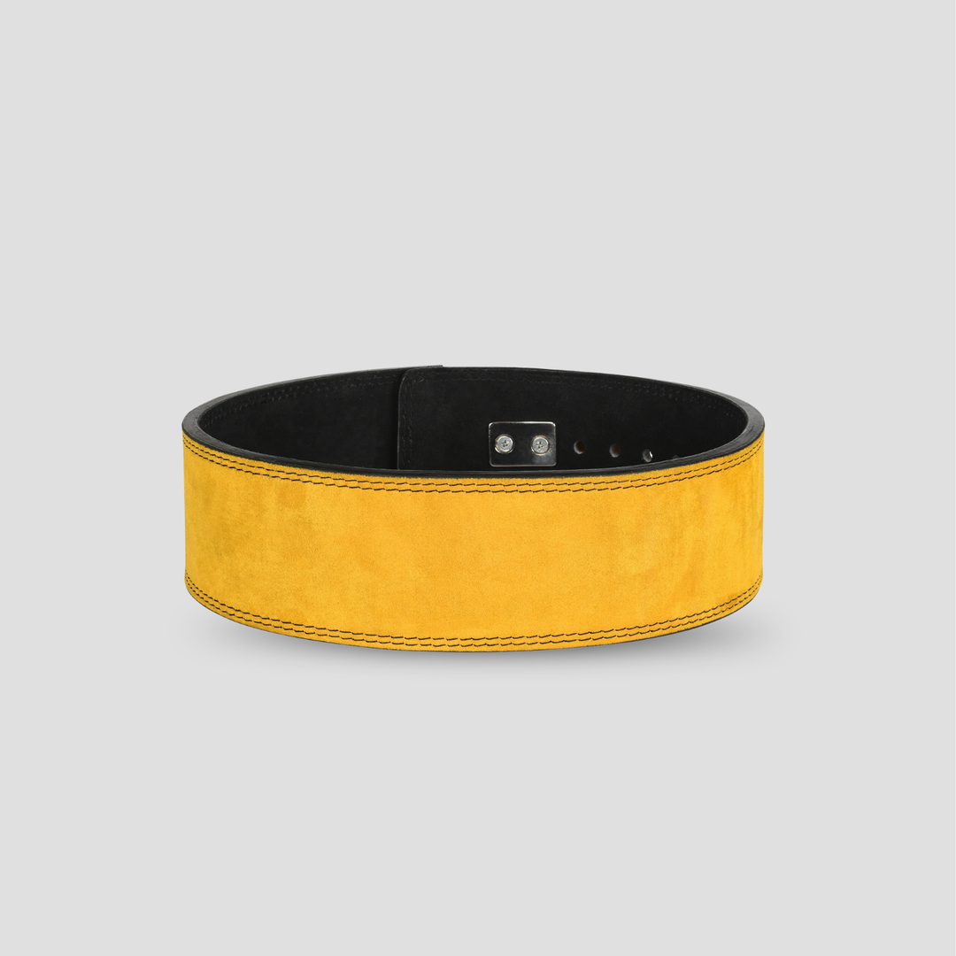 10mm Lever Belt - Yellow/Black