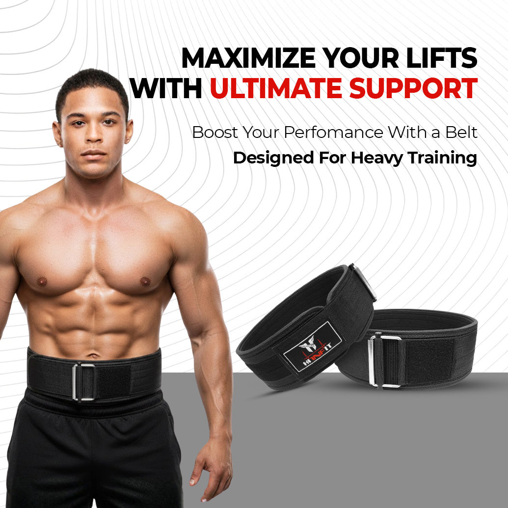 Quick Lock Weightlifting Belt (Nylon/Neoprene)