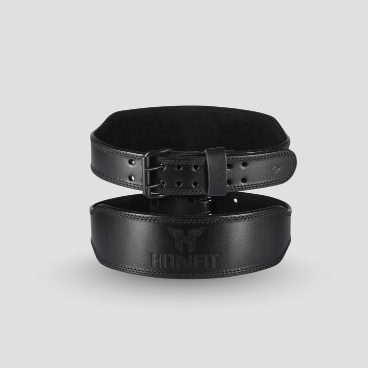 7mm Classic Weightlifting Leather Belt (Black)