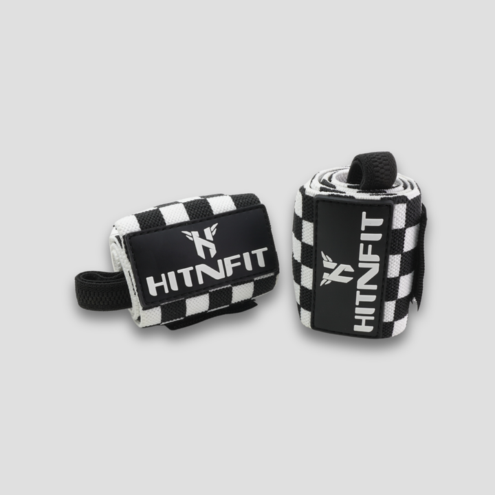 Weightlifting Wrist Wraps 18" (Medium - Checkered)