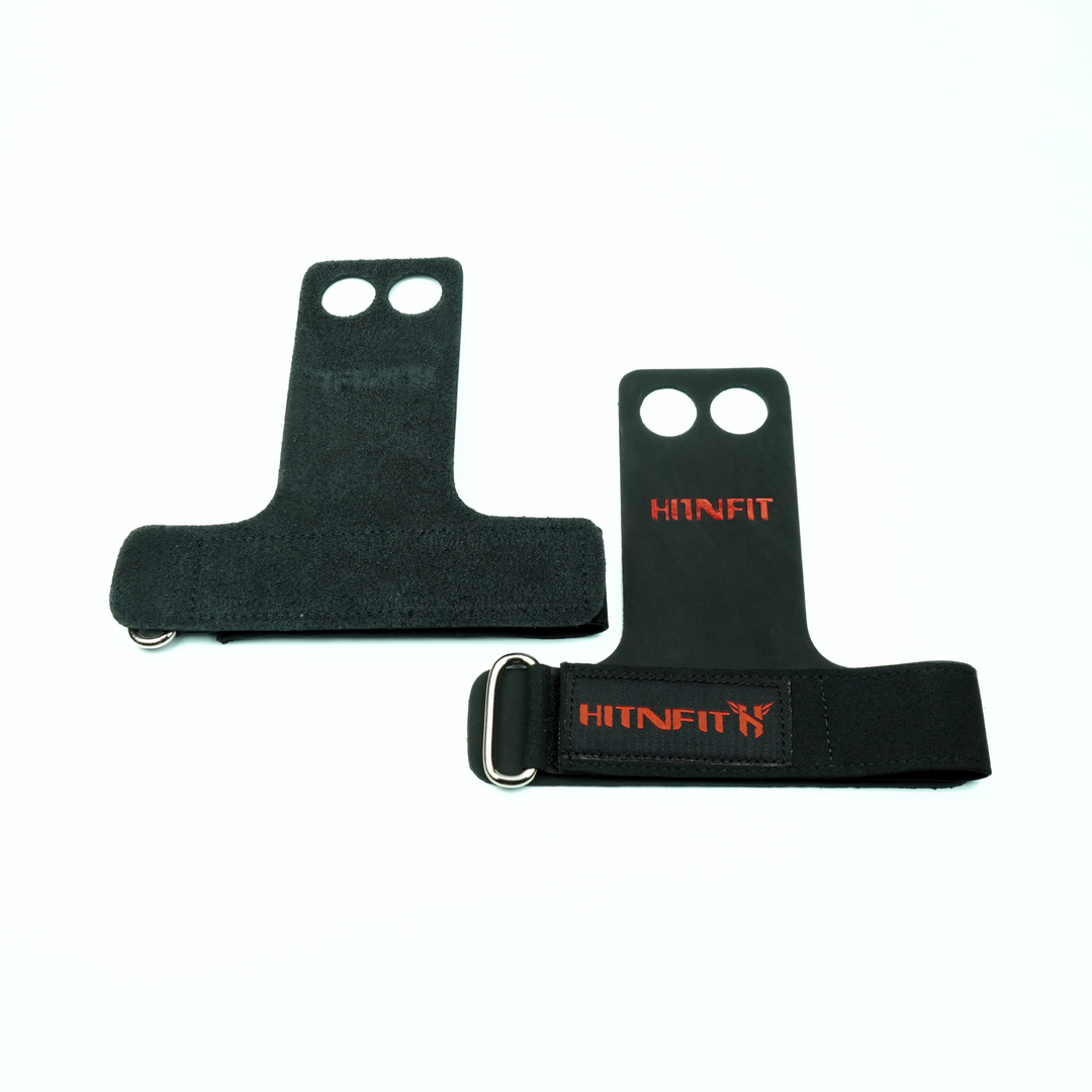 Leather Hand Grips - Fingerhole