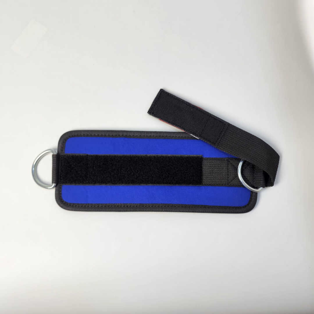 Unisex Cable Machine Ankle Straps (Blue/Black)