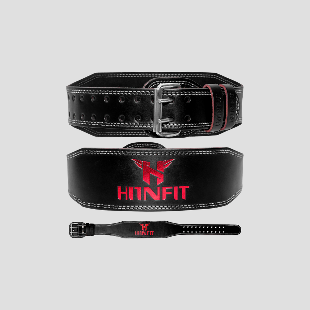 Classic Weightlifting Leather Belt (Black)