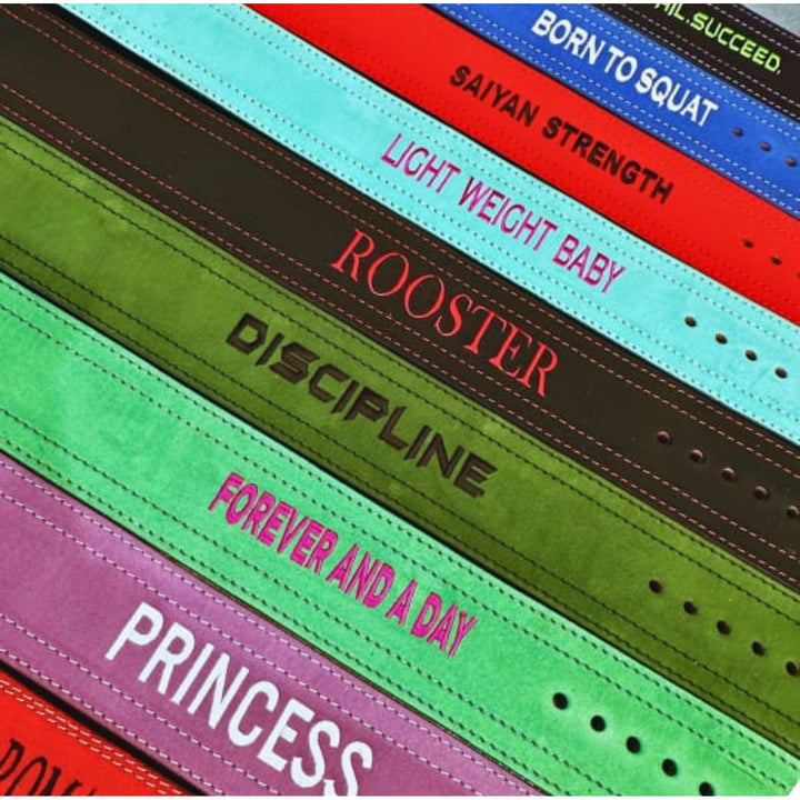 Colorful Embroidery Powerlifting Belts 