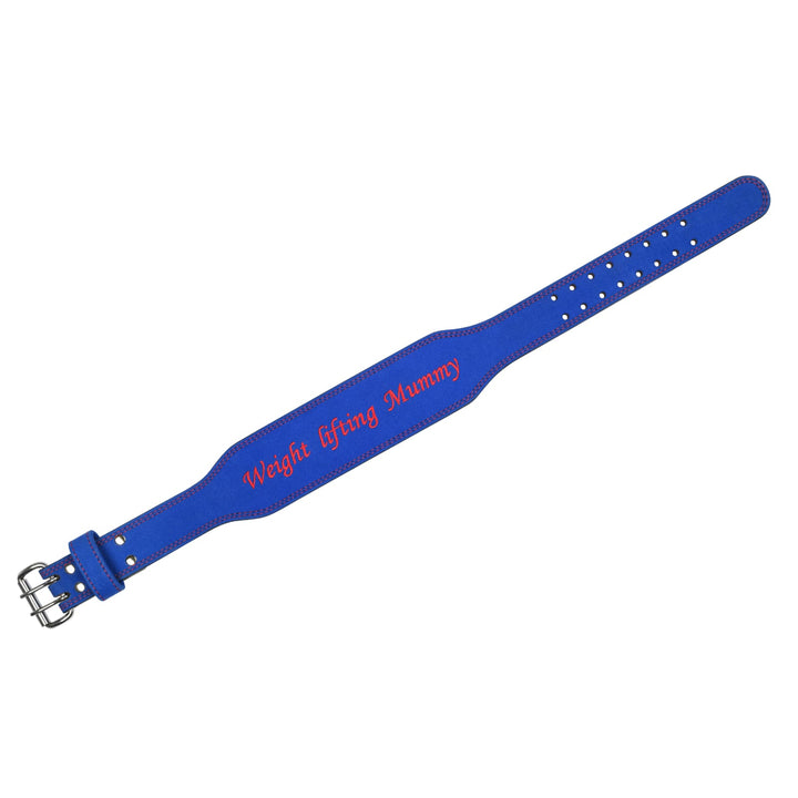 Custom Weightlifting Belt Blue