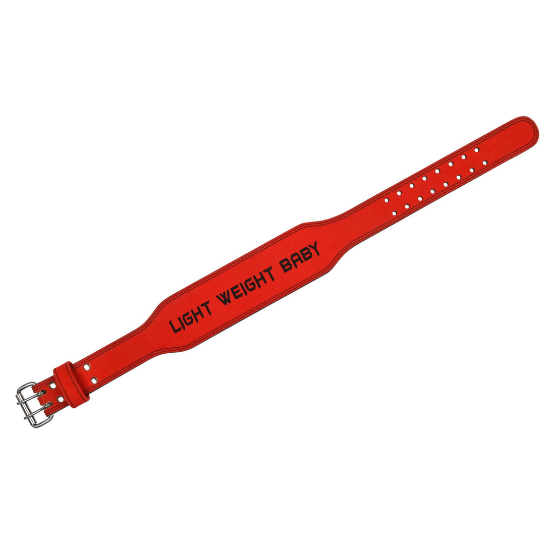 Custom Weightlifting Belt Red