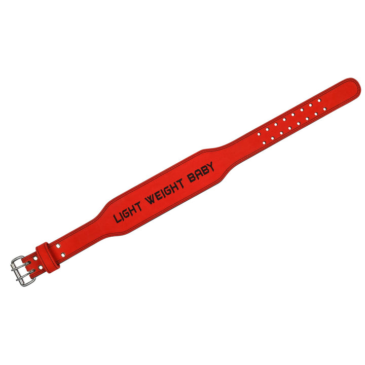 Custom Weightlifting Belt Red