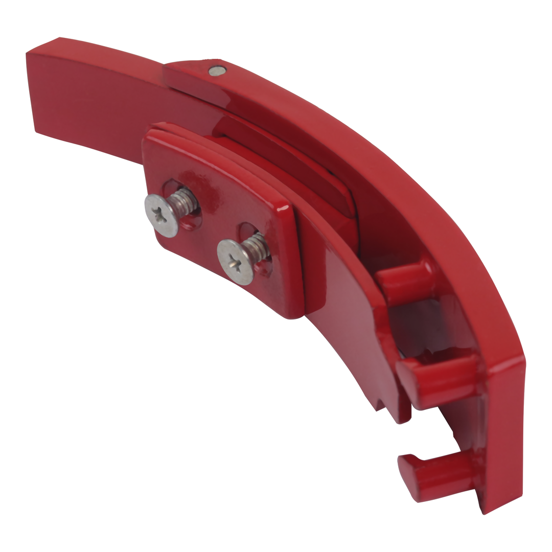 HIT N FIT ALLOY LEVER BELT BUCKLE COLOUR RED