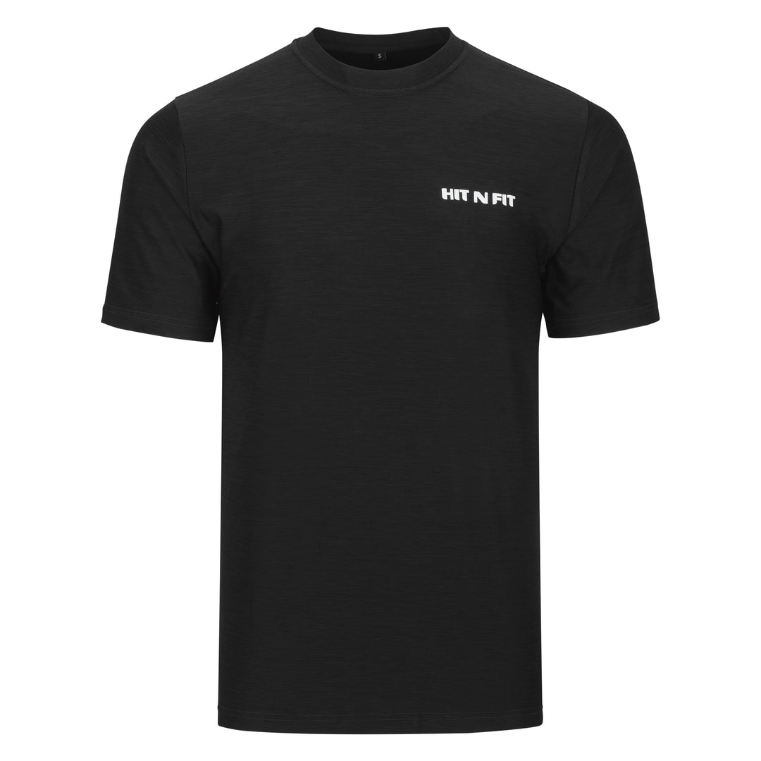 HIT N FIT Dri-Fit Gray Colour T-Shirt