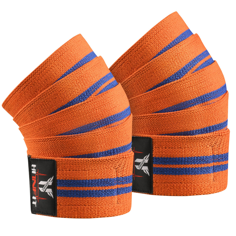 Heavy Duty Knee Wraps Orange Colour
