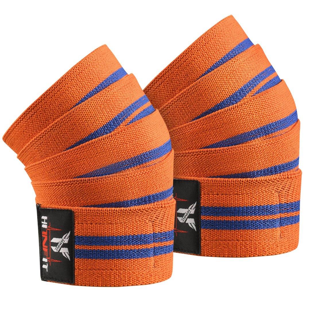 Heavy Duty Knee Wraps Orange Colour