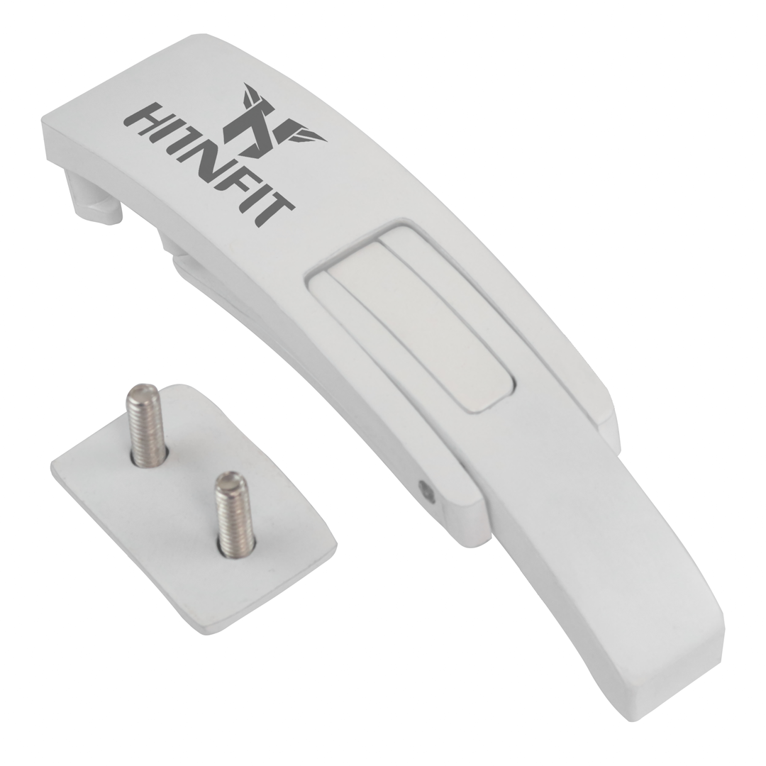 LEVER BELT BUCKLE WHITE