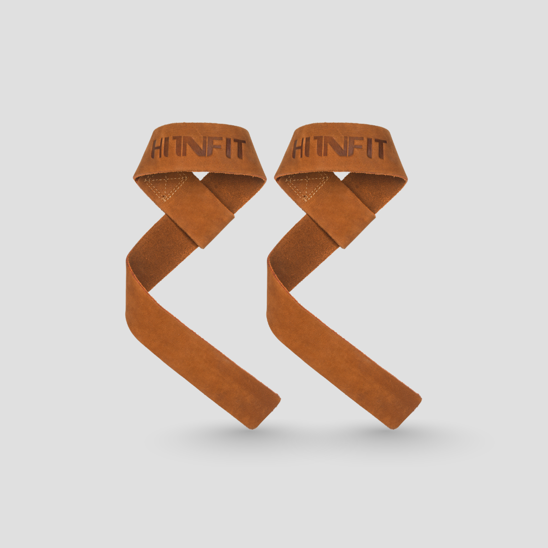 Leather Lifting Straps (Tan Brown - 24")