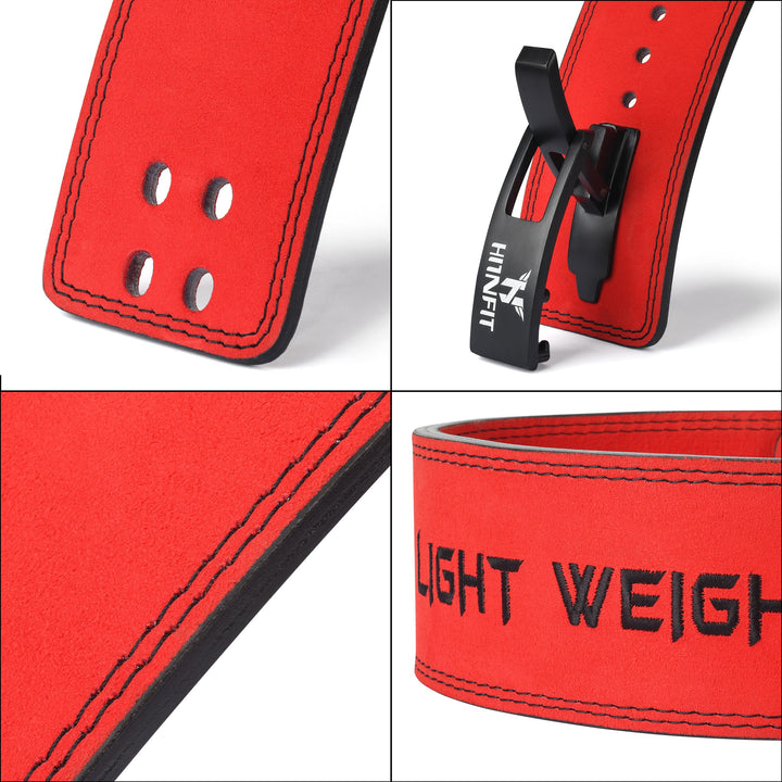 Lever Belt in Red Color