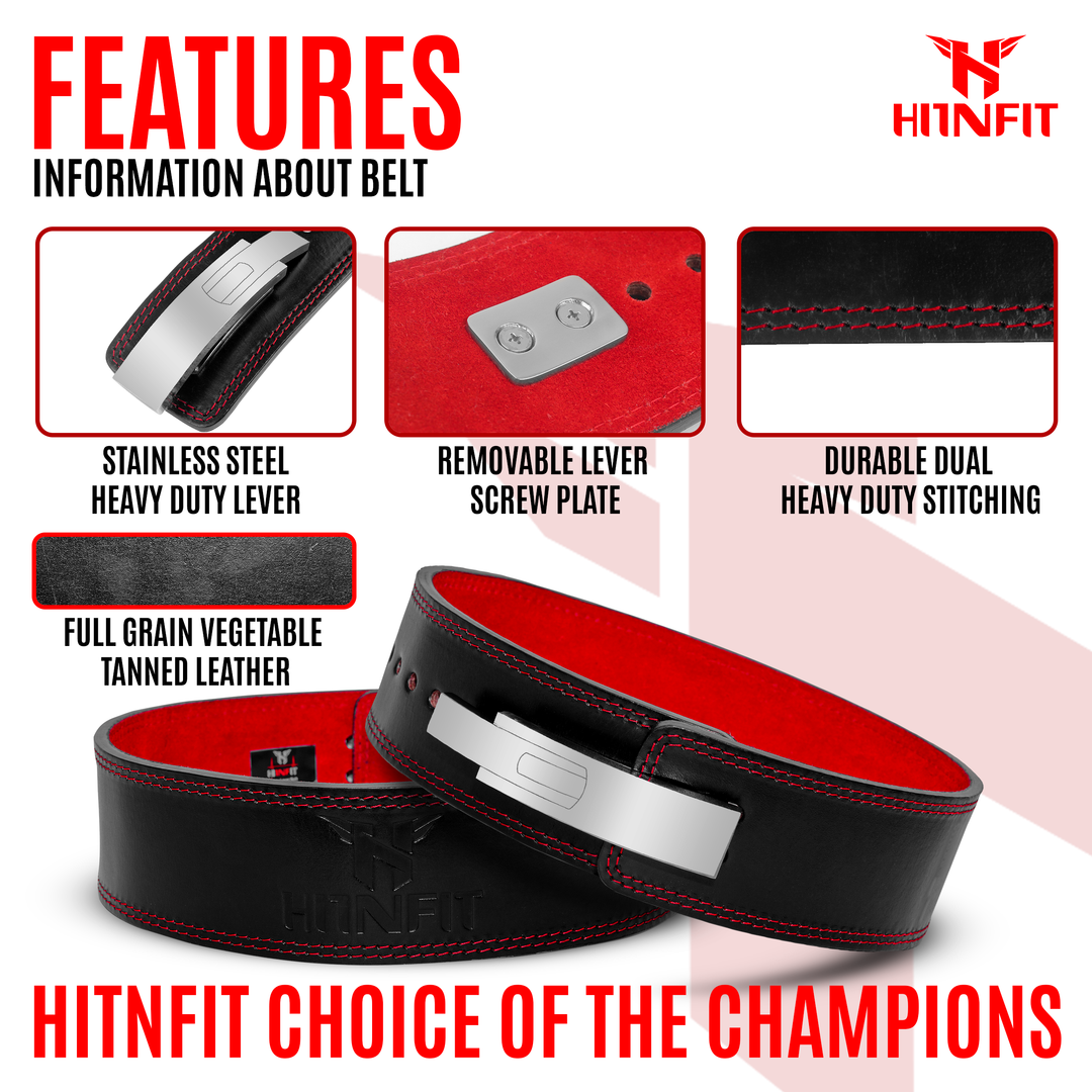 Lever Powerlifting Belt Double Tone