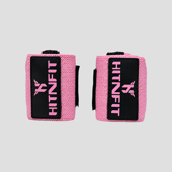 Weightlifting Wrist Wraps - 18" (Heavy - Pink)