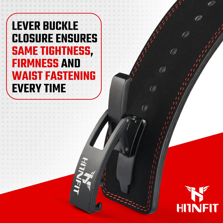 Powerlifting Lever Belt Black buckle 