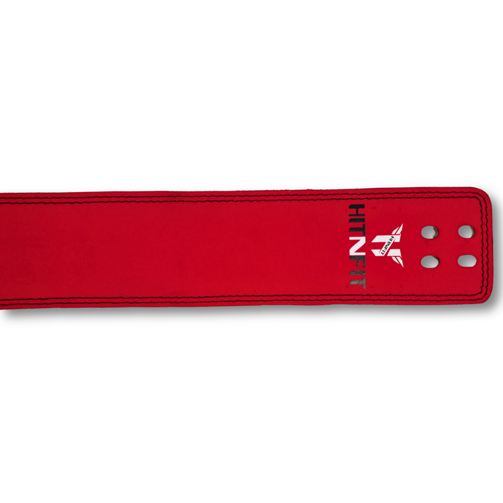Premium Red Lever Weightlifting Belt