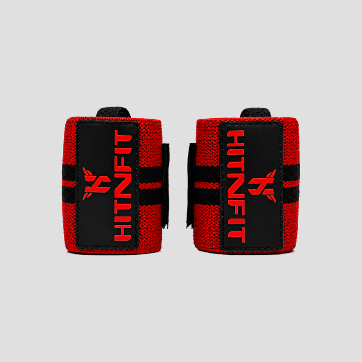 Weightlifting Wrist Wraps (Heavy - Red)