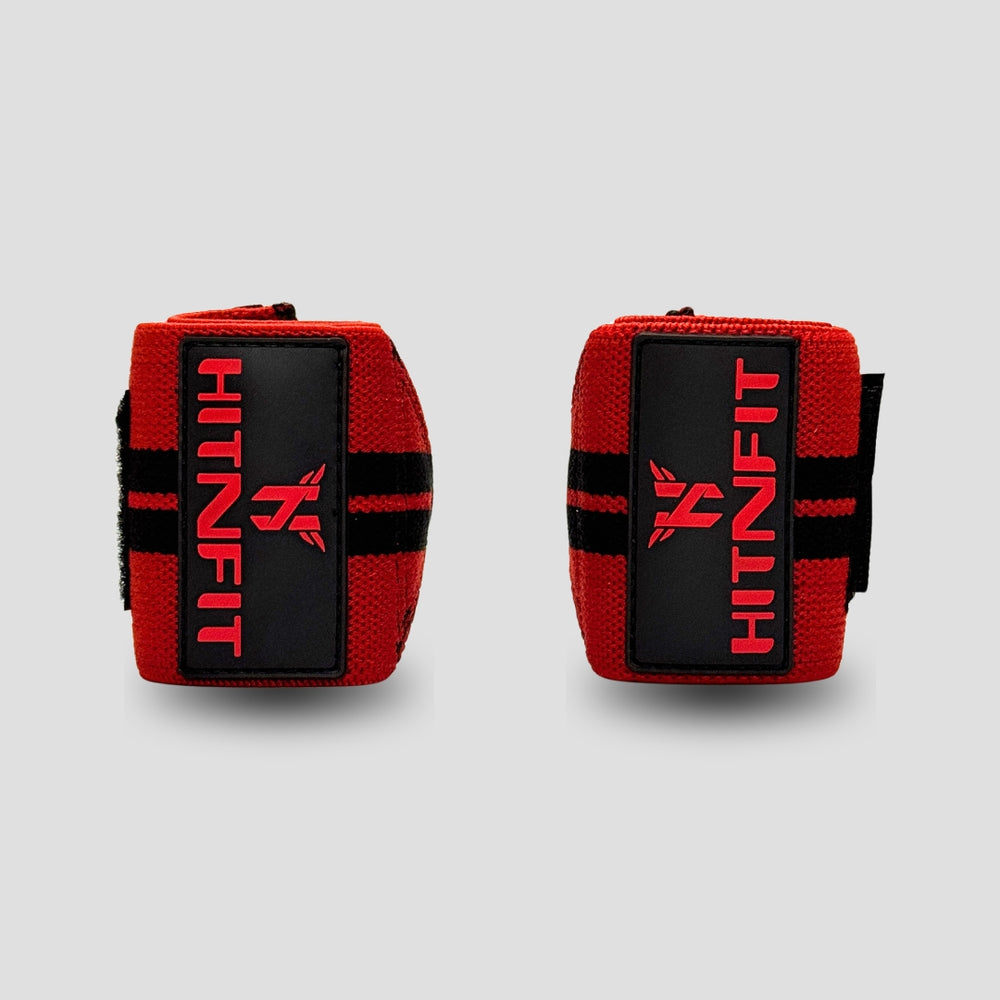 Red Weightlifting Wrist Wrap