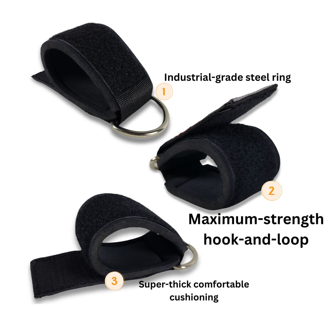 Unisex Neoprene Ankle Straps V2 Colour Black