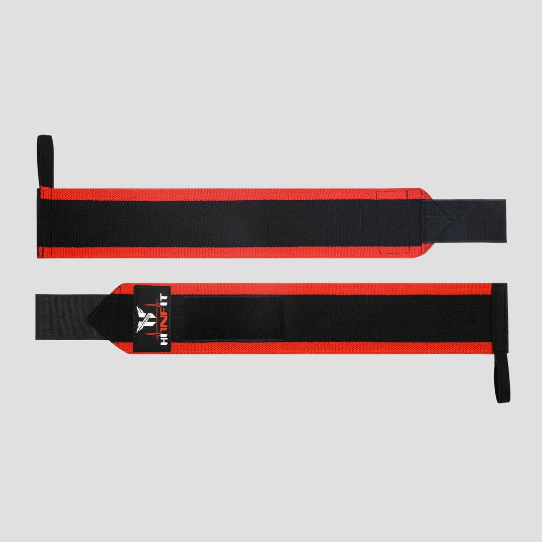 Weightlifting Wrist Wrap Black ad Red