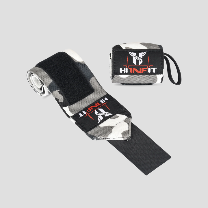 Weightlifting Wrist Wrap Gray and Black