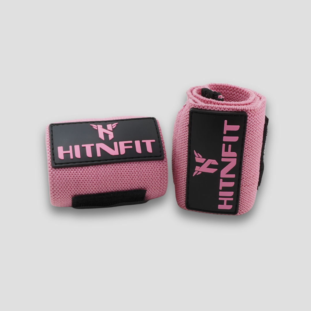 Weightlifting Wrist Wraps - 18" (Pink)