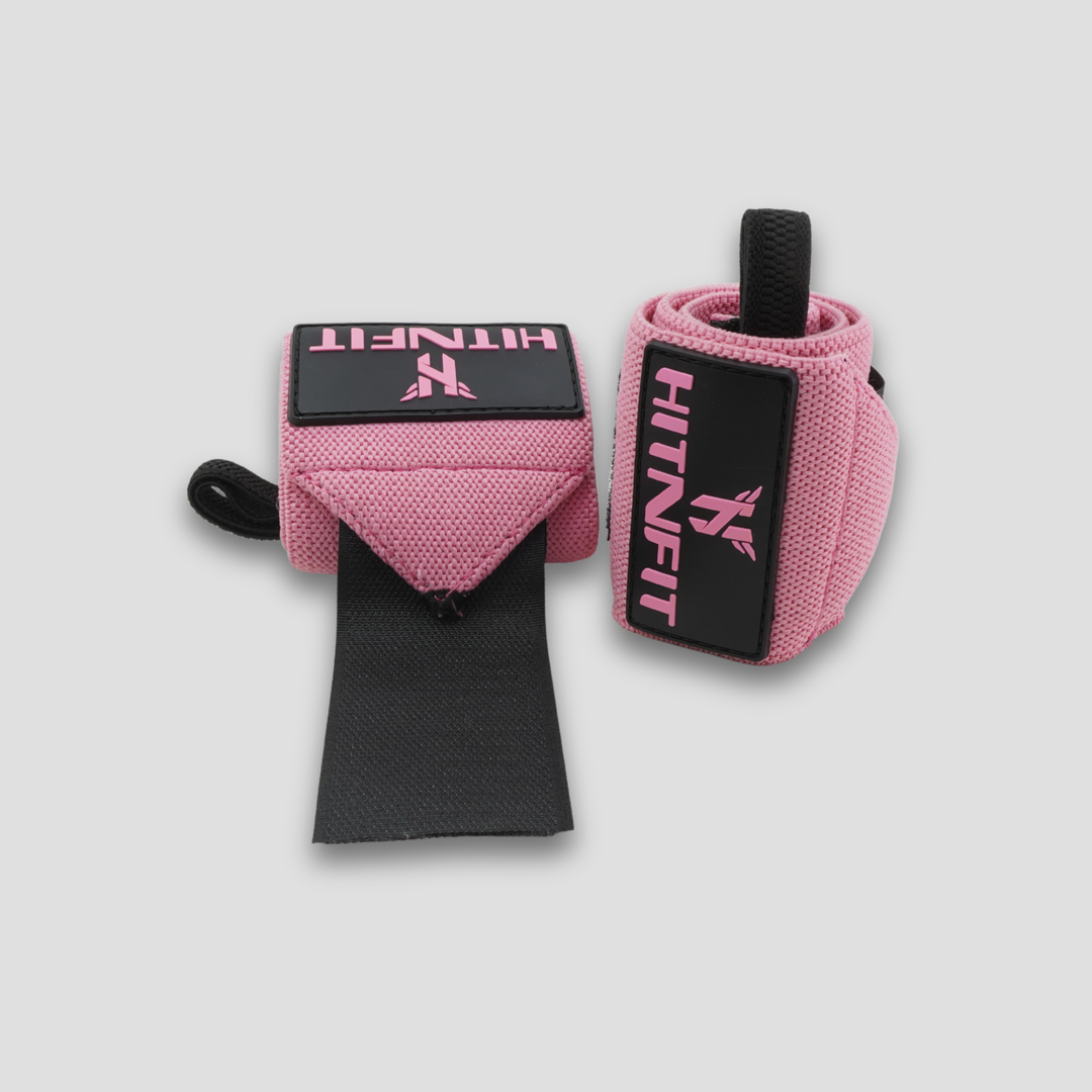 Weightlifting Wrist Wraps - 18" (Pink)