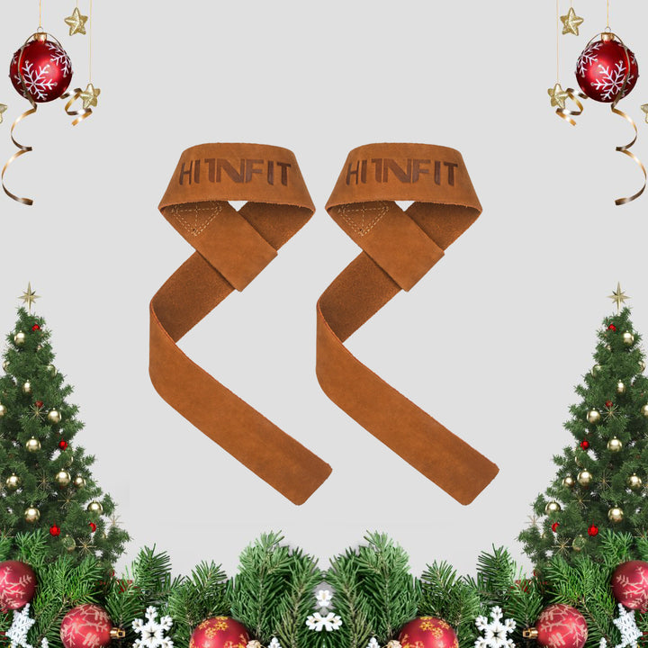 Leather Lifting Straps (Tan Brown - 24")