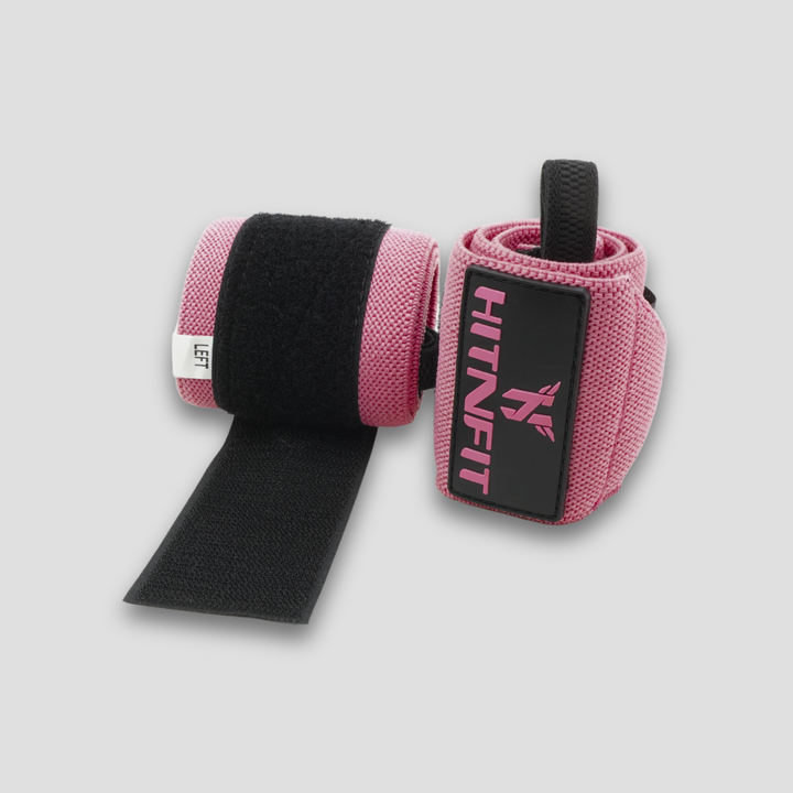 Weightlifting Wrist Wraps - 18" (Pink)