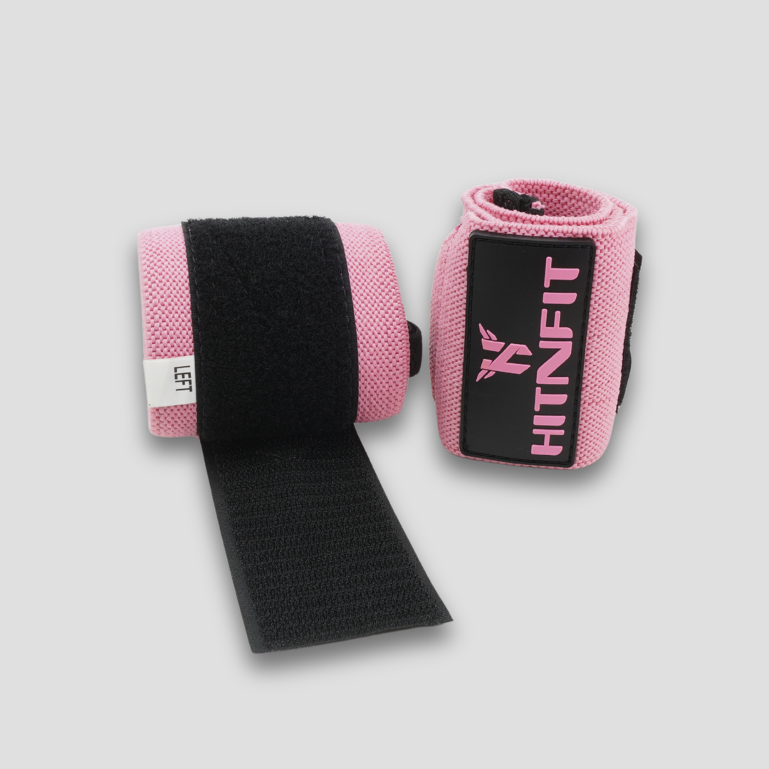 Weightlifting Wrist Wraps - 18" (Pink)