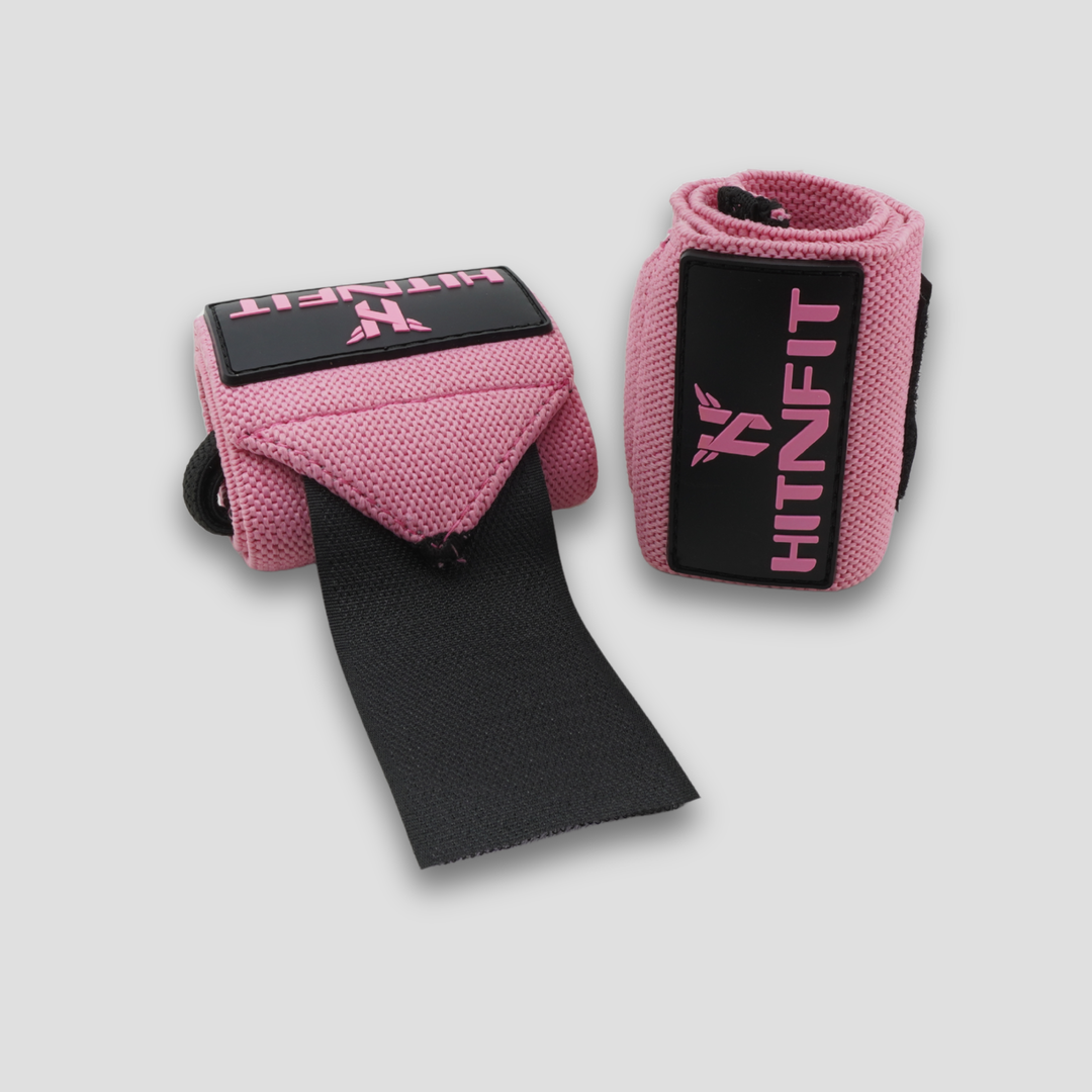 Weightlifting Wrist Wraps - 18" (Pink)